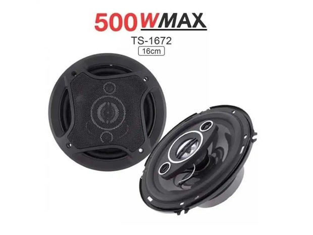 &u+ PARLANTES PARA AUTOS PCINENER 16CM 500W TS-1672